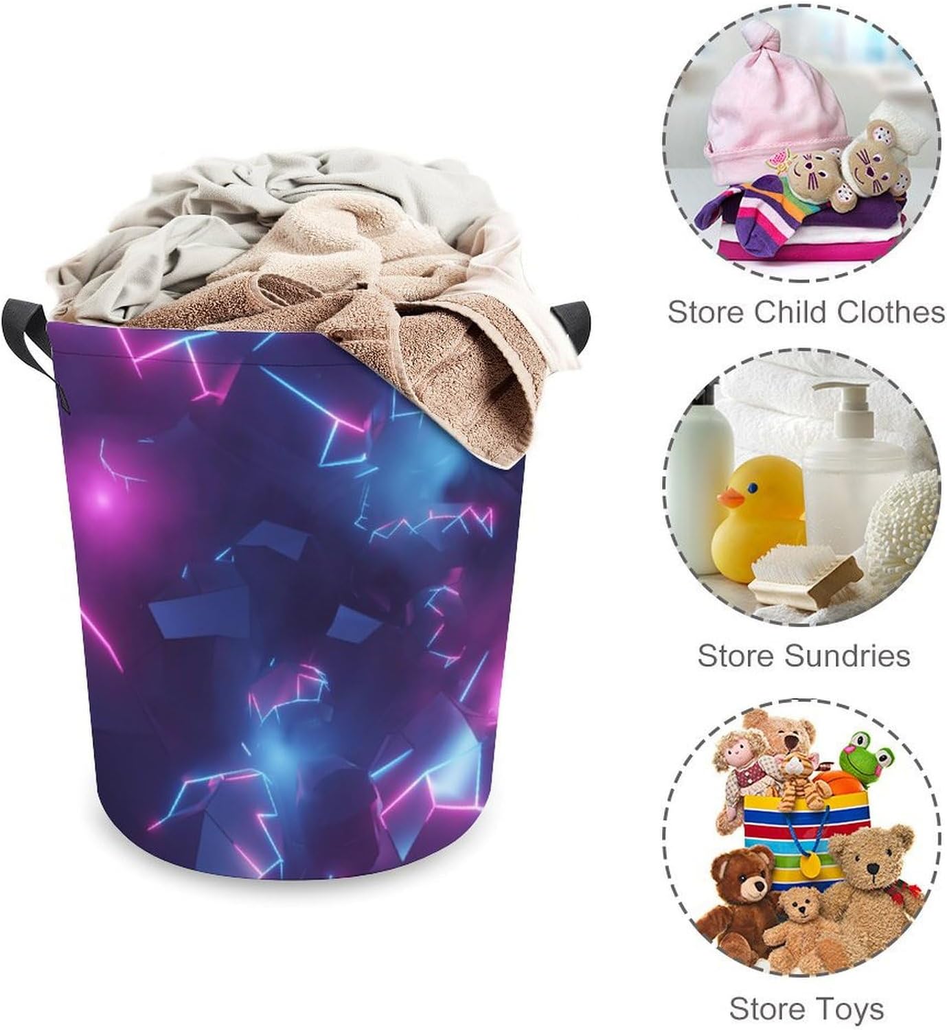 Fun Retro Laundry Hamper