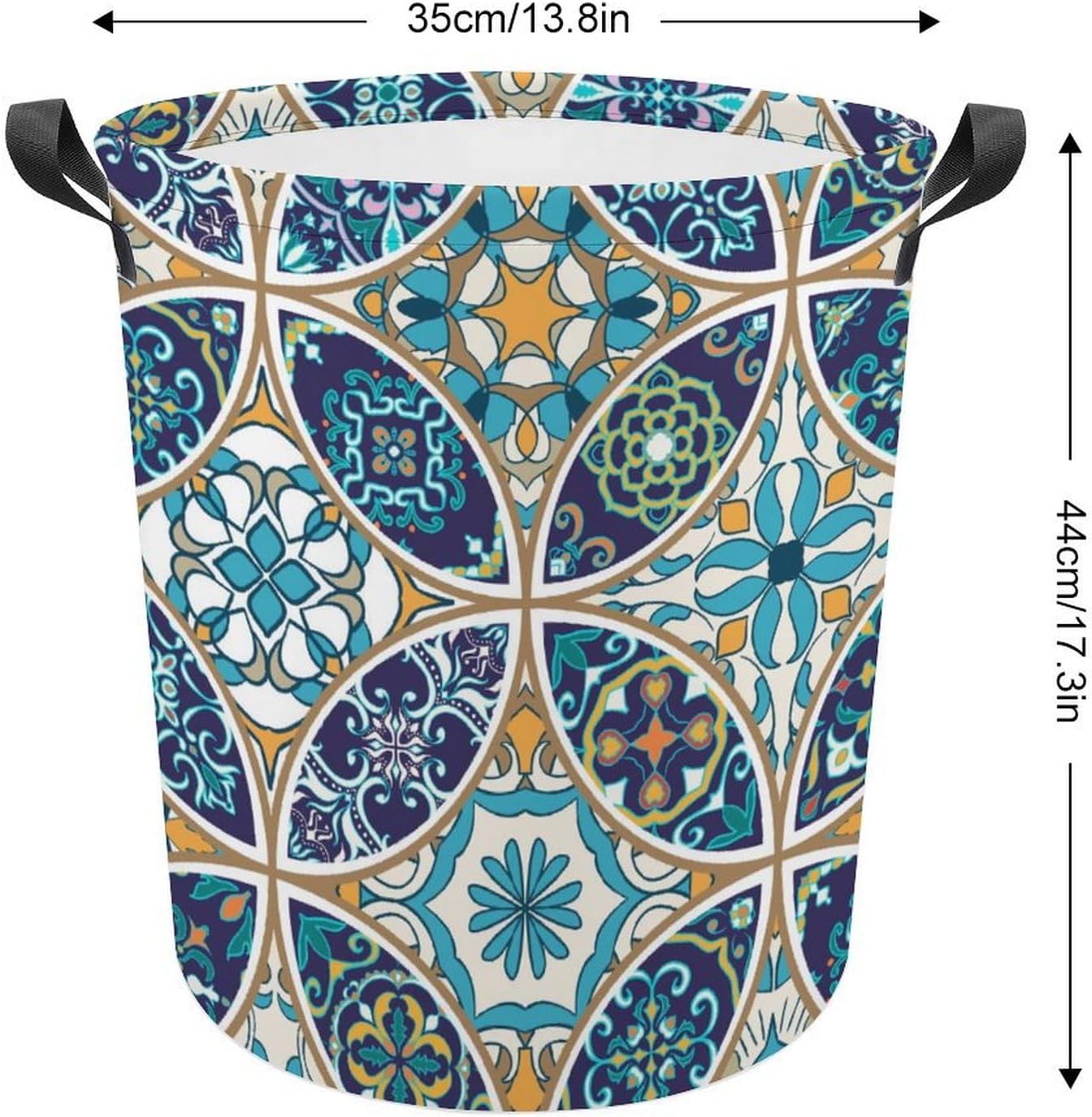 Moroccan Style Compact Laundry Basket