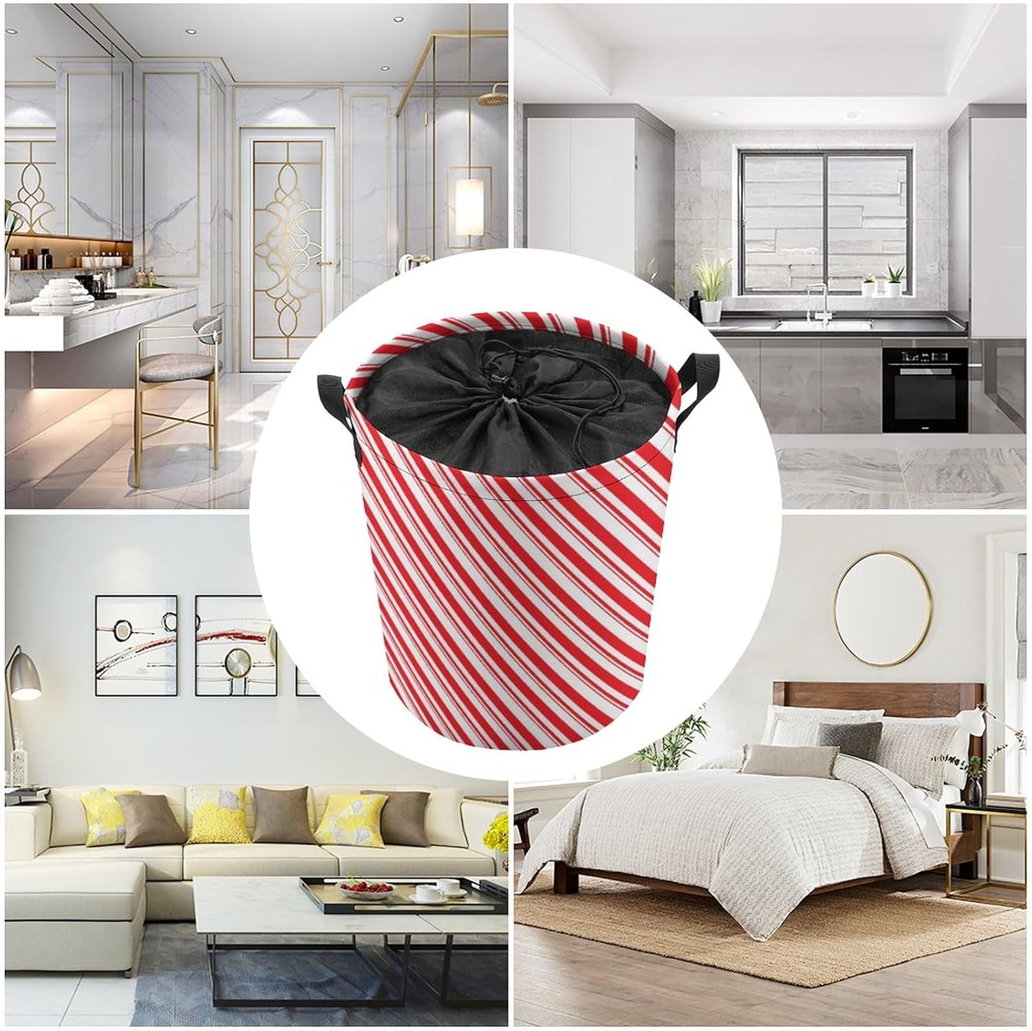 PUYWTIY Foldable Laundry Basket