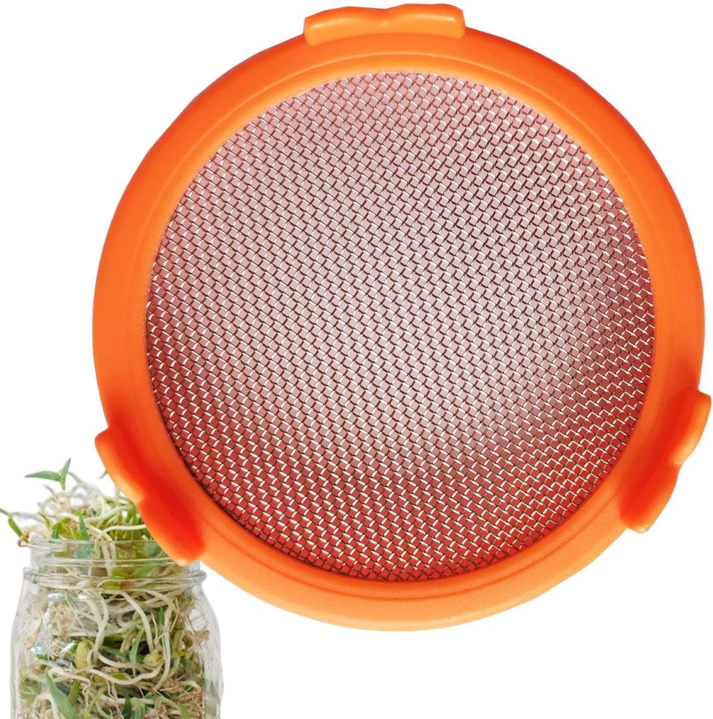 Reusable Mason Jar Sprout Lid Easy Durable Eco-Friendly