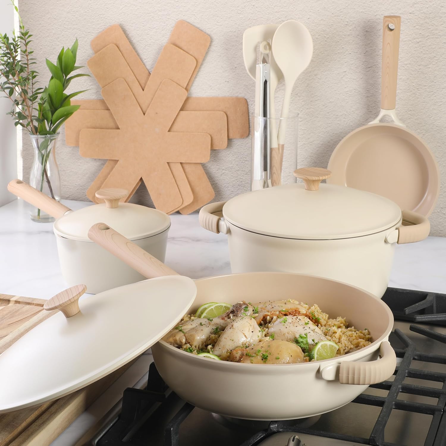 Gibson Elite Folkstone 13 Piece Cookware Set