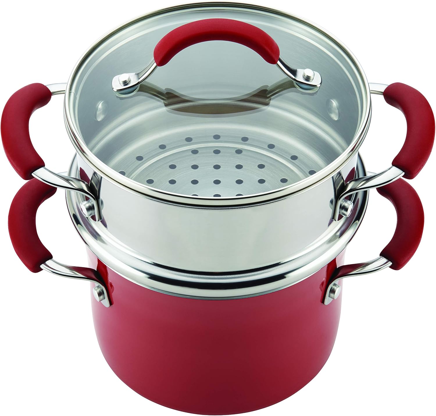 Rachael Ray Nonstick Sauce Pot with Steamer Set 3Q