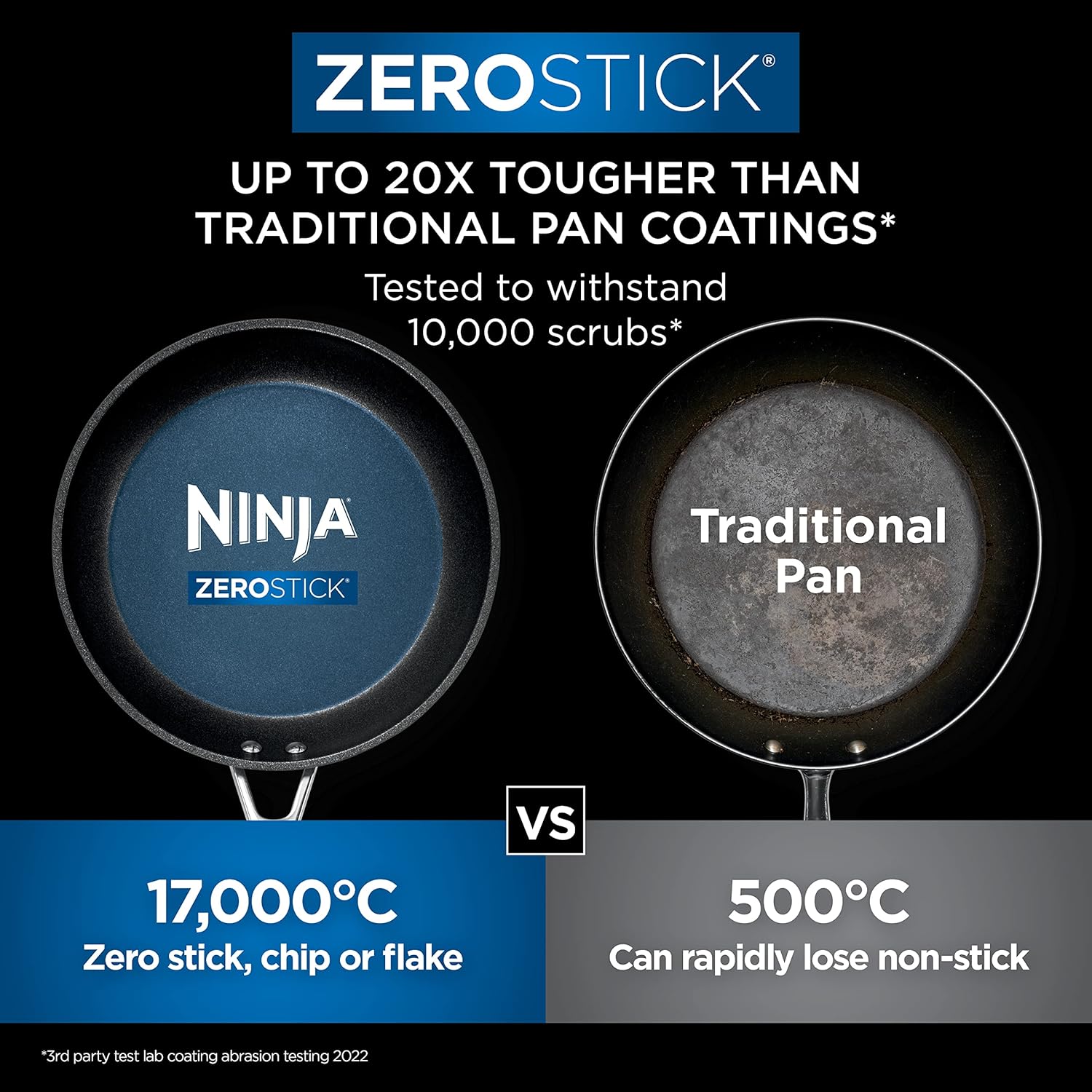 Ninja ZEROSTICK 3-Piece Cookware Set
