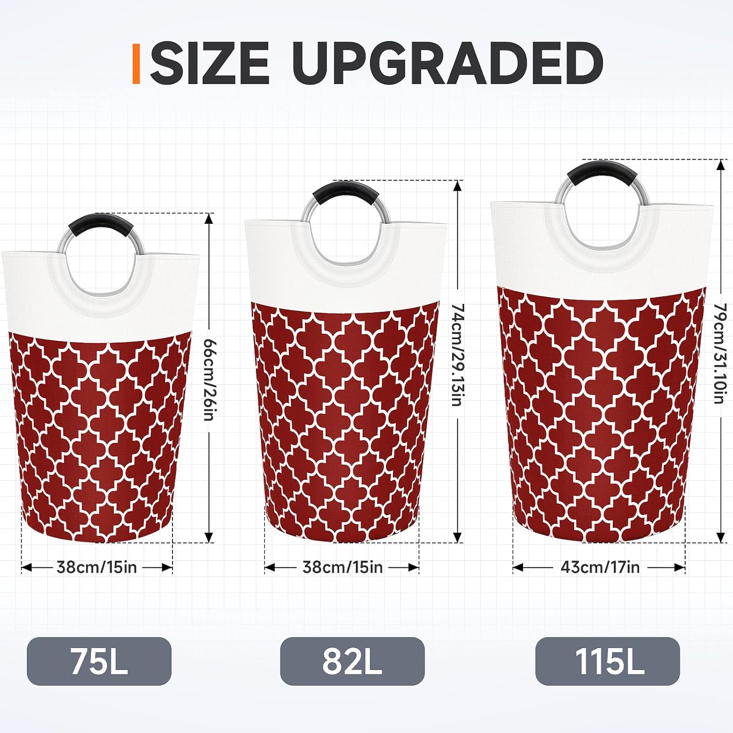 Versatile Large Laundry Basket for Home Camping