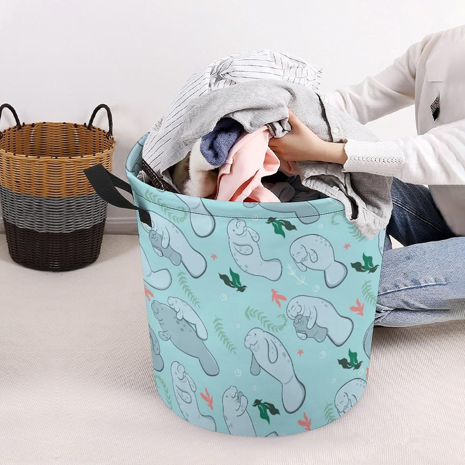 Cute Durable Laundry Hamper