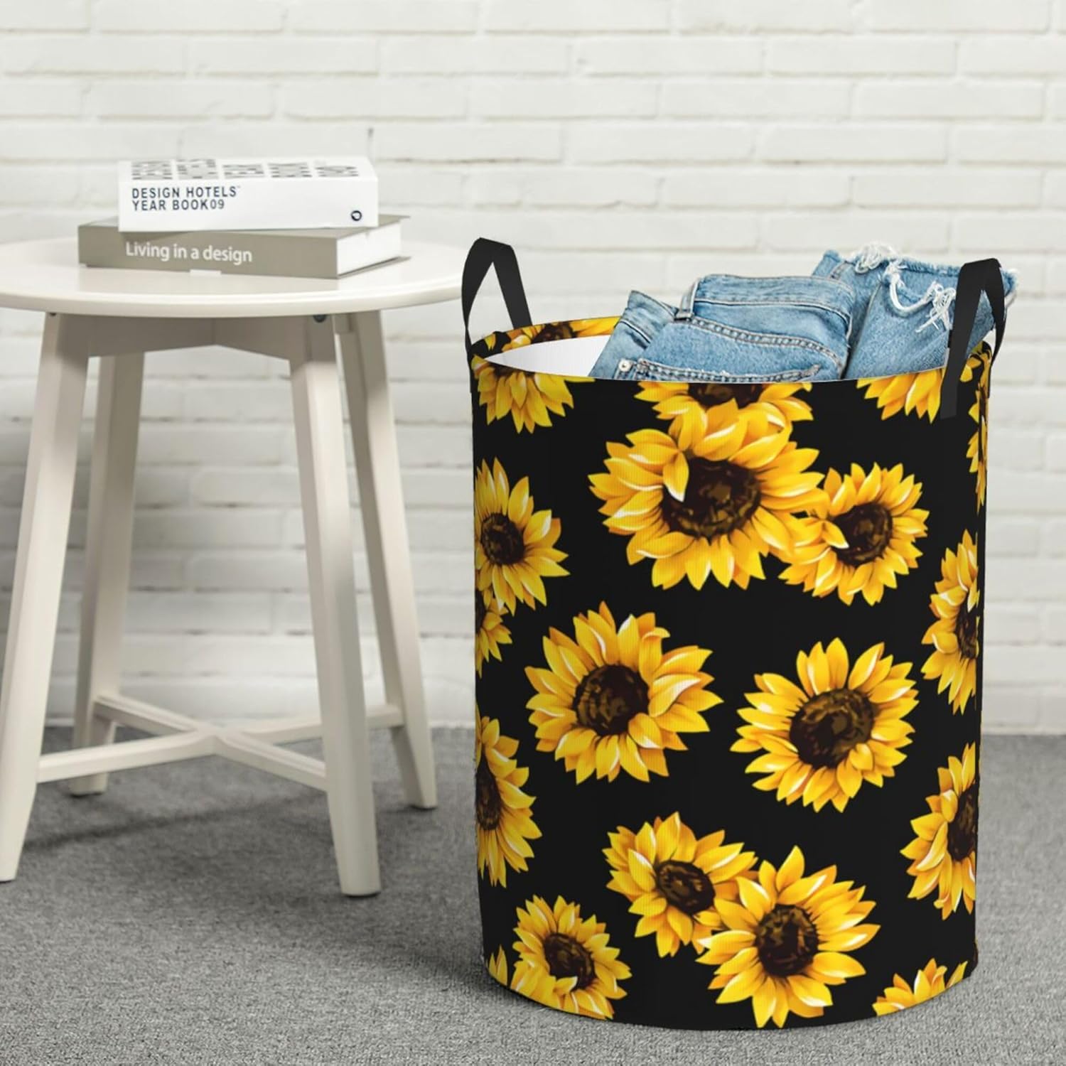 Sunflower Laundry Basket