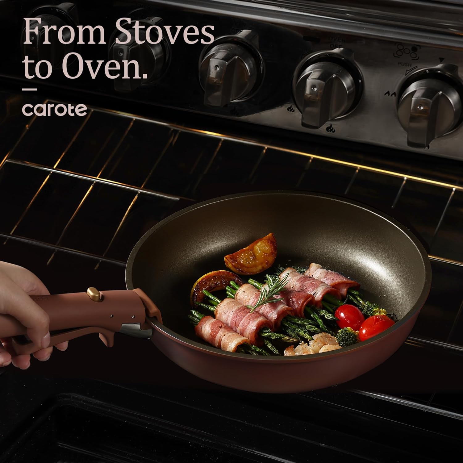 Sturdy Non-Stick Cookware Set for Easy Storage Use