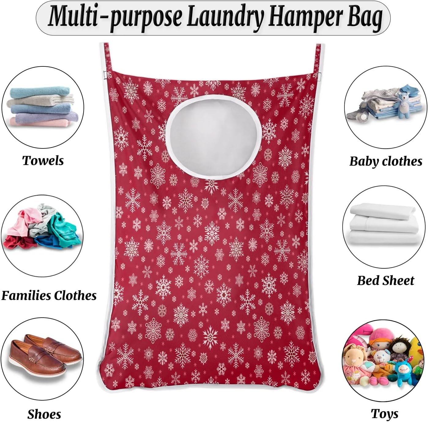 Space-Saving Hanging Laundry Hamper Best for Busy Families