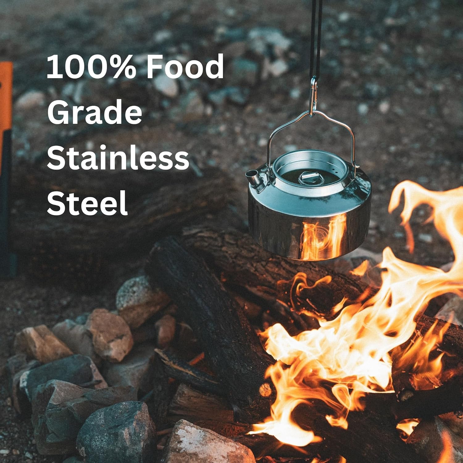 10TO6 Picks Camping Kettle for Efficient Boiling 12L Capacity Stainless Steel