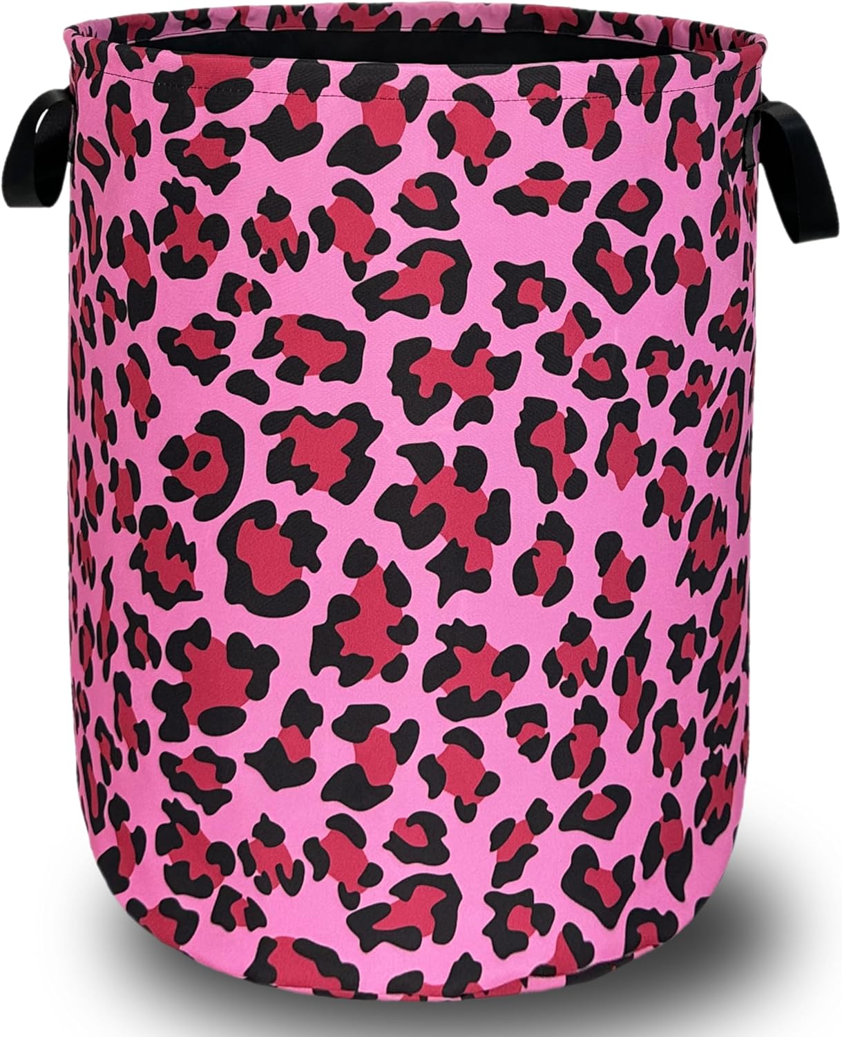 SELYION Versatile Stylish Leopard Print Laundry Hamper for Folding Storage