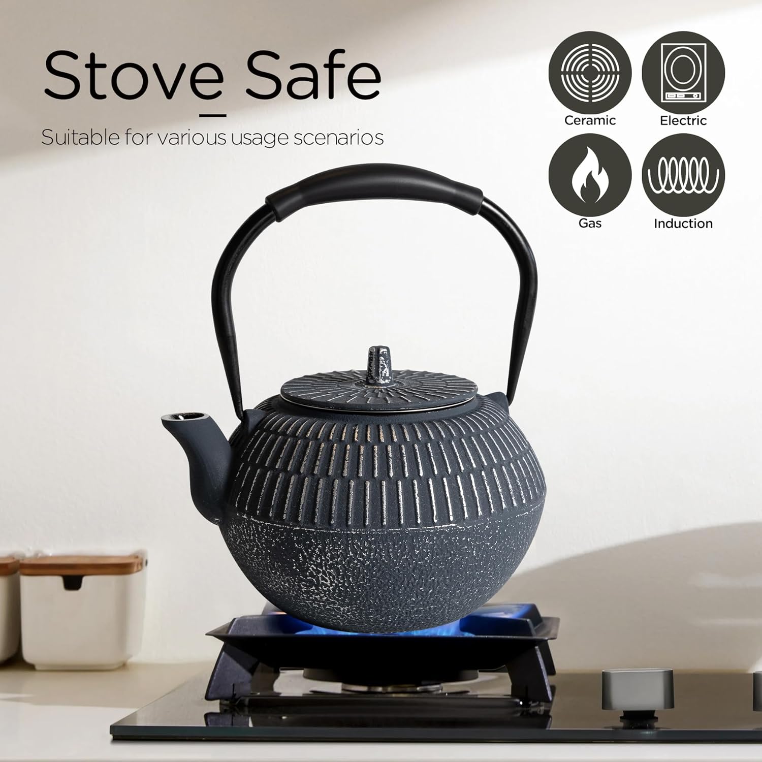 Safe Cast Iron Teapot