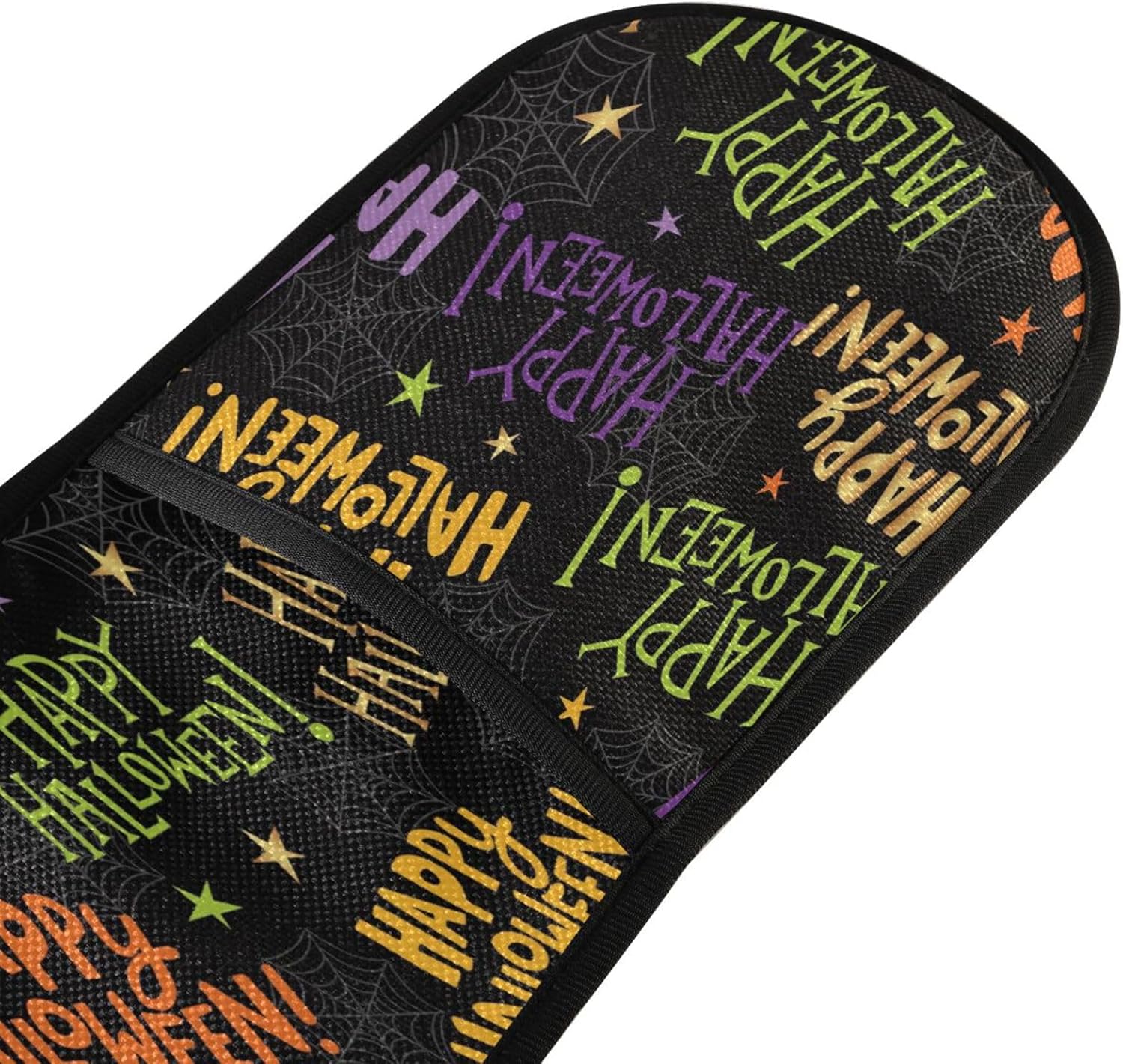 ZZXXB Happy Halloween Cobweb Double Oven Mitt Heat Resistant