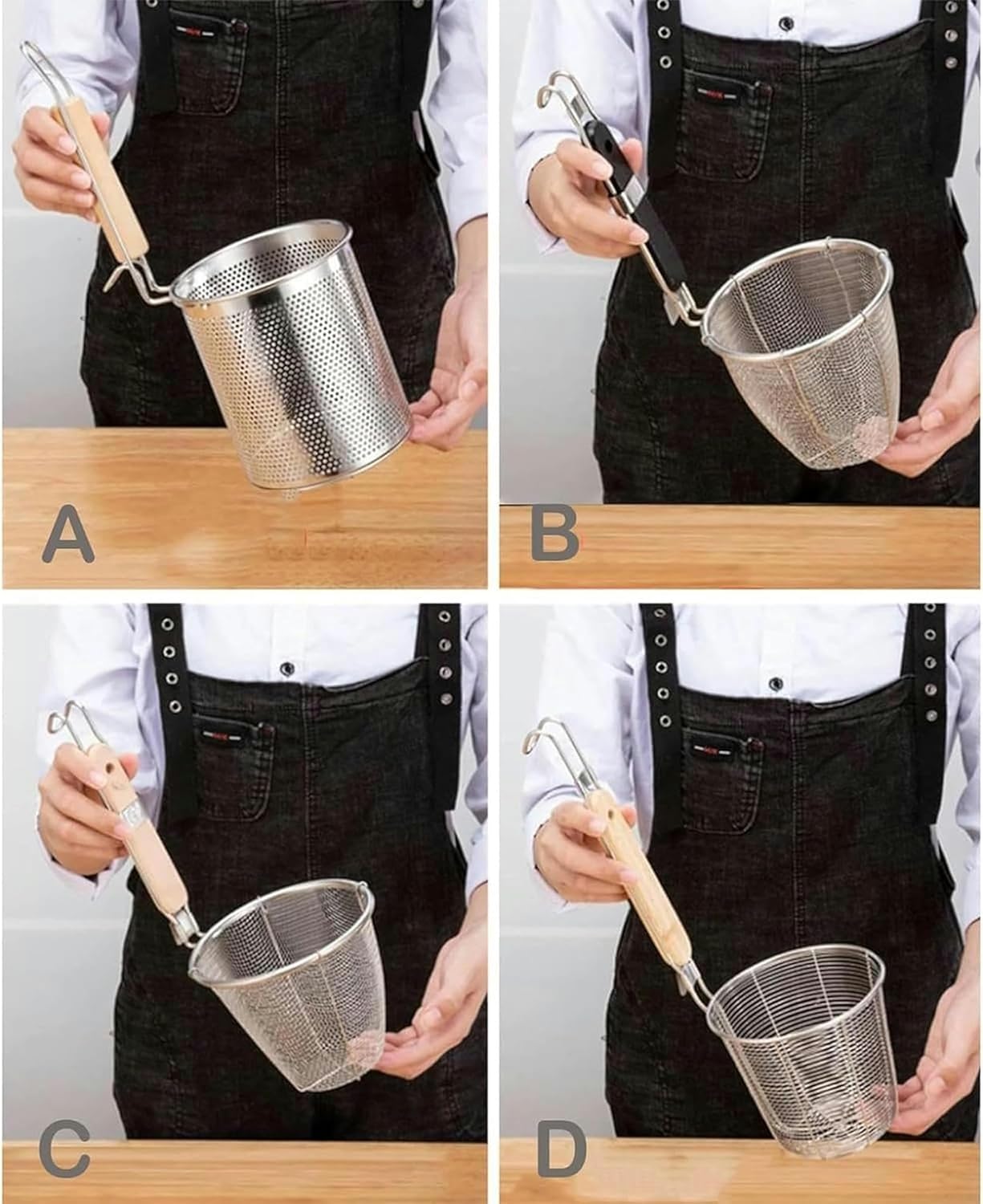 Stainless Steel 3 Holes Pasta Cooker