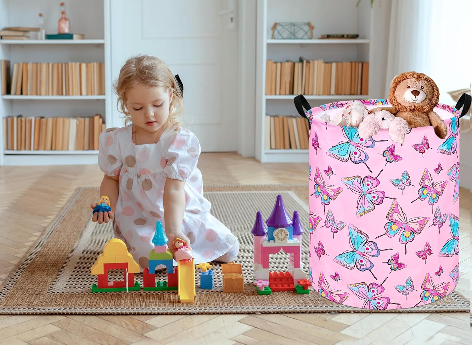 Rainbow Unicorn Kids Storage Hamper