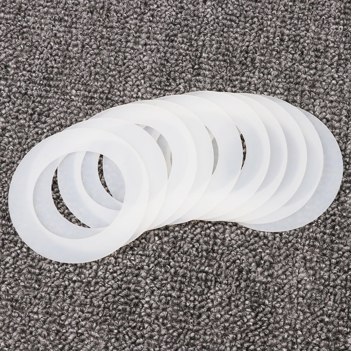 10-Piece Silicone Gasket Set for Mason Jars