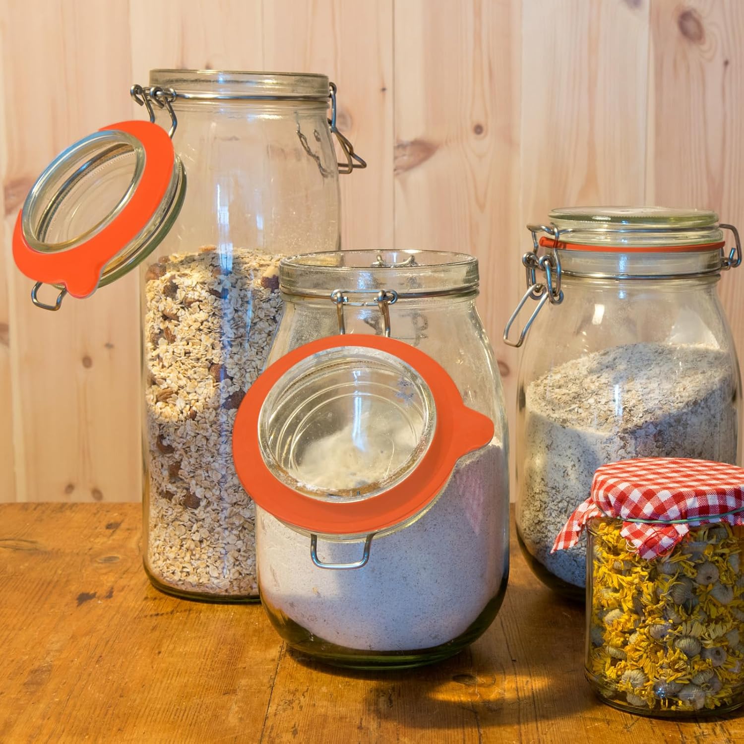 Leak-Proof Silicone Gasket Rings for Glass Jars