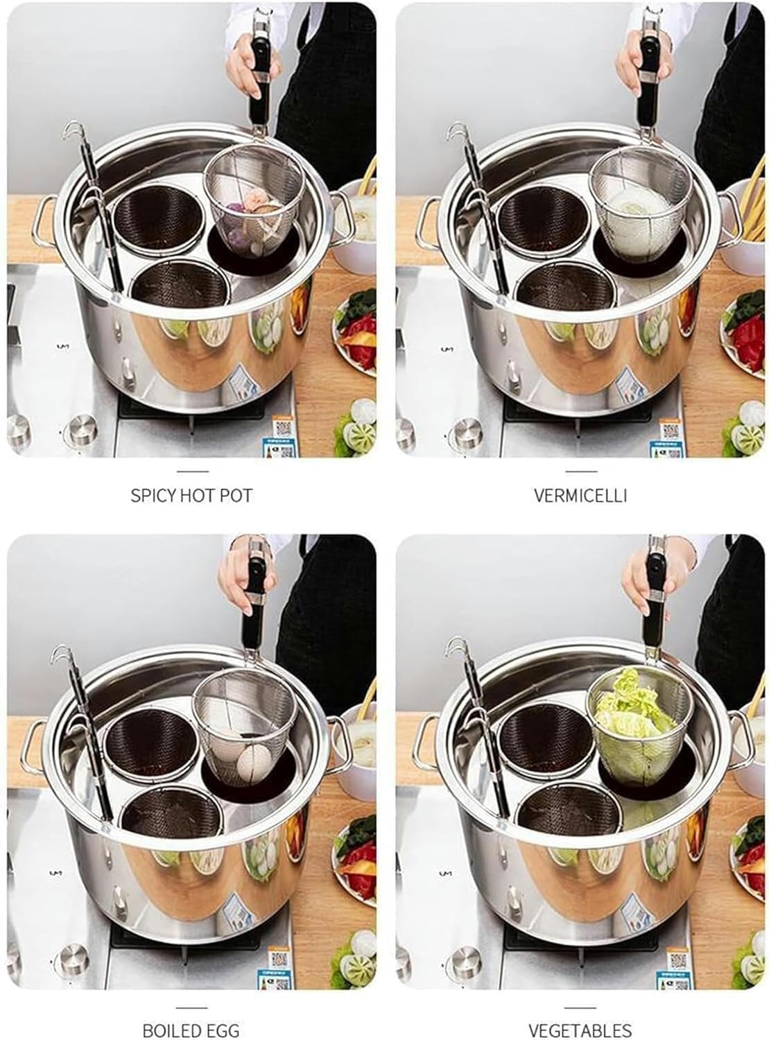 DAOUXIAOSP Multi-Purpose Pasta Cooking Pot Set