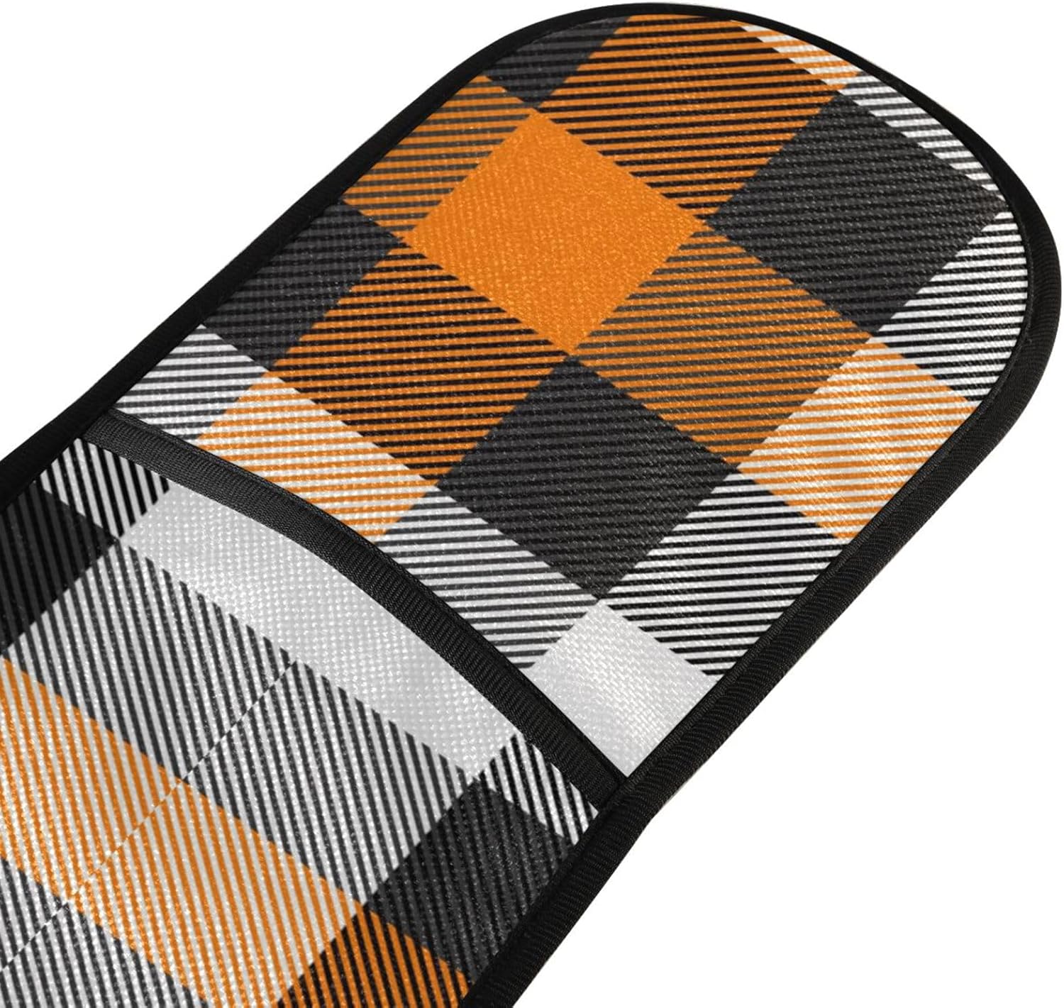 KLL Halloween Plaid Double Oven Mittens