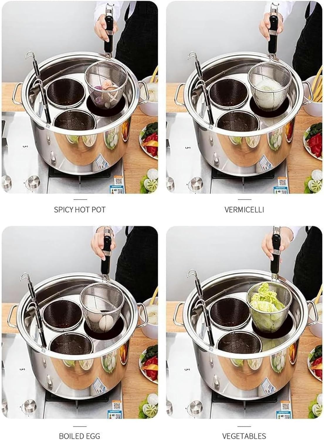 Bingwang Cooking Set with Basket Insert and Lid