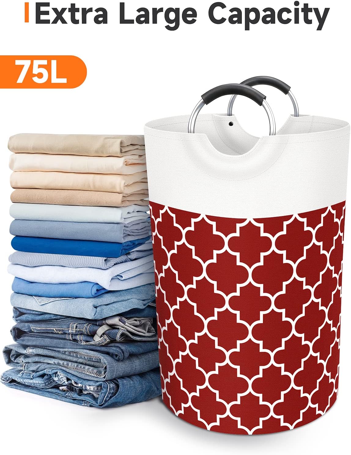 Versatile Large Laundry Basket for Home Camping