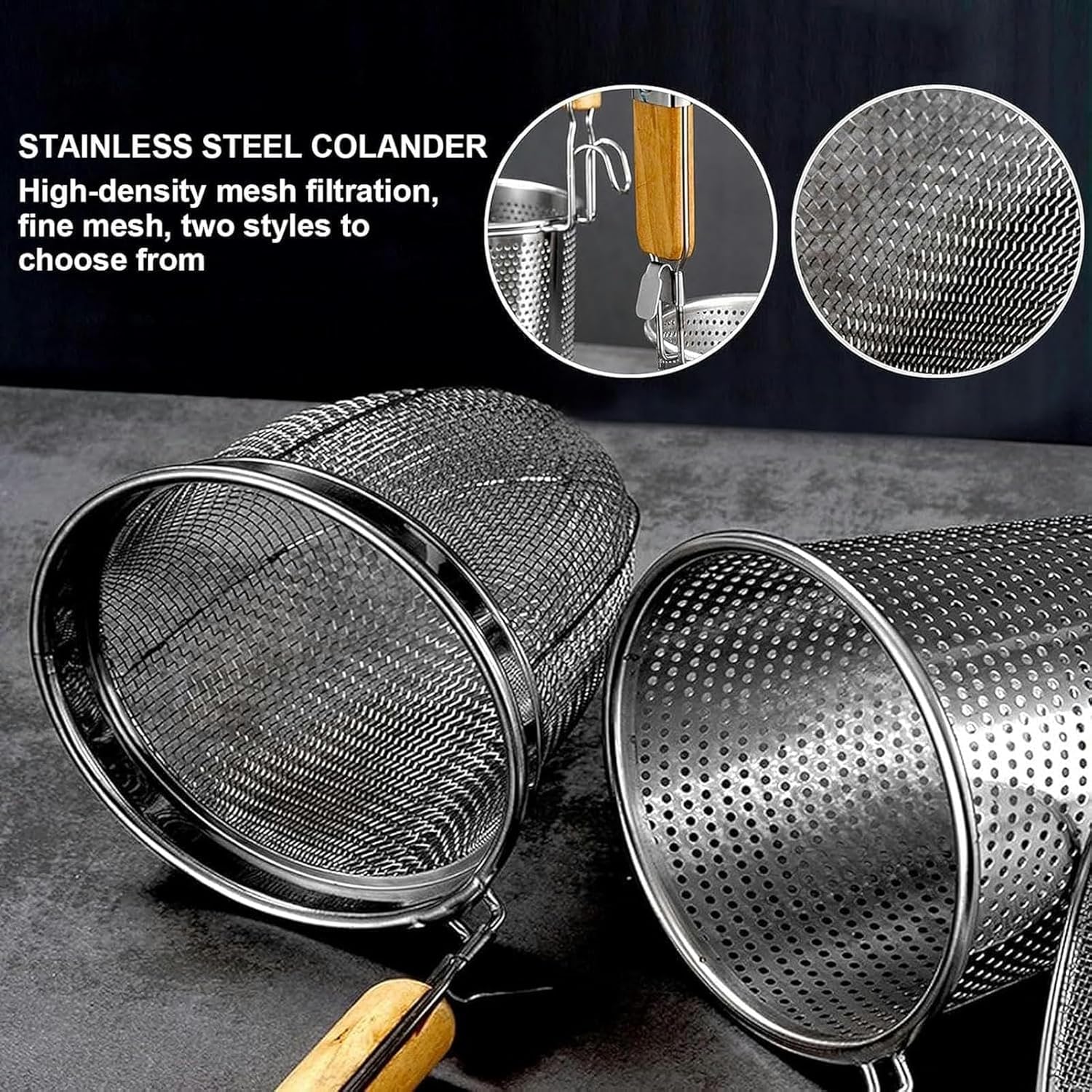 Stainless Steel Pasta Pot and Insert Cookware Basket for Home Use