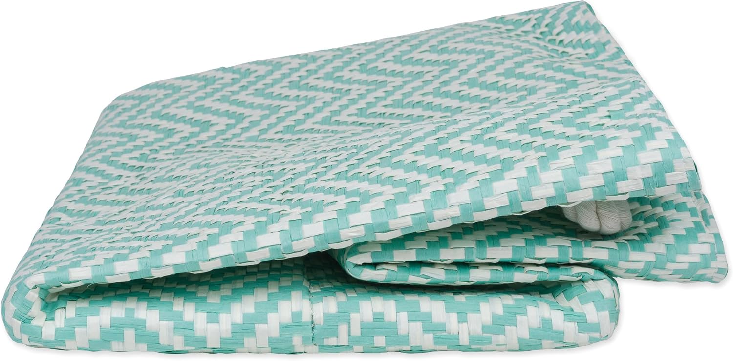 DII Chevron Woven Storage Bin