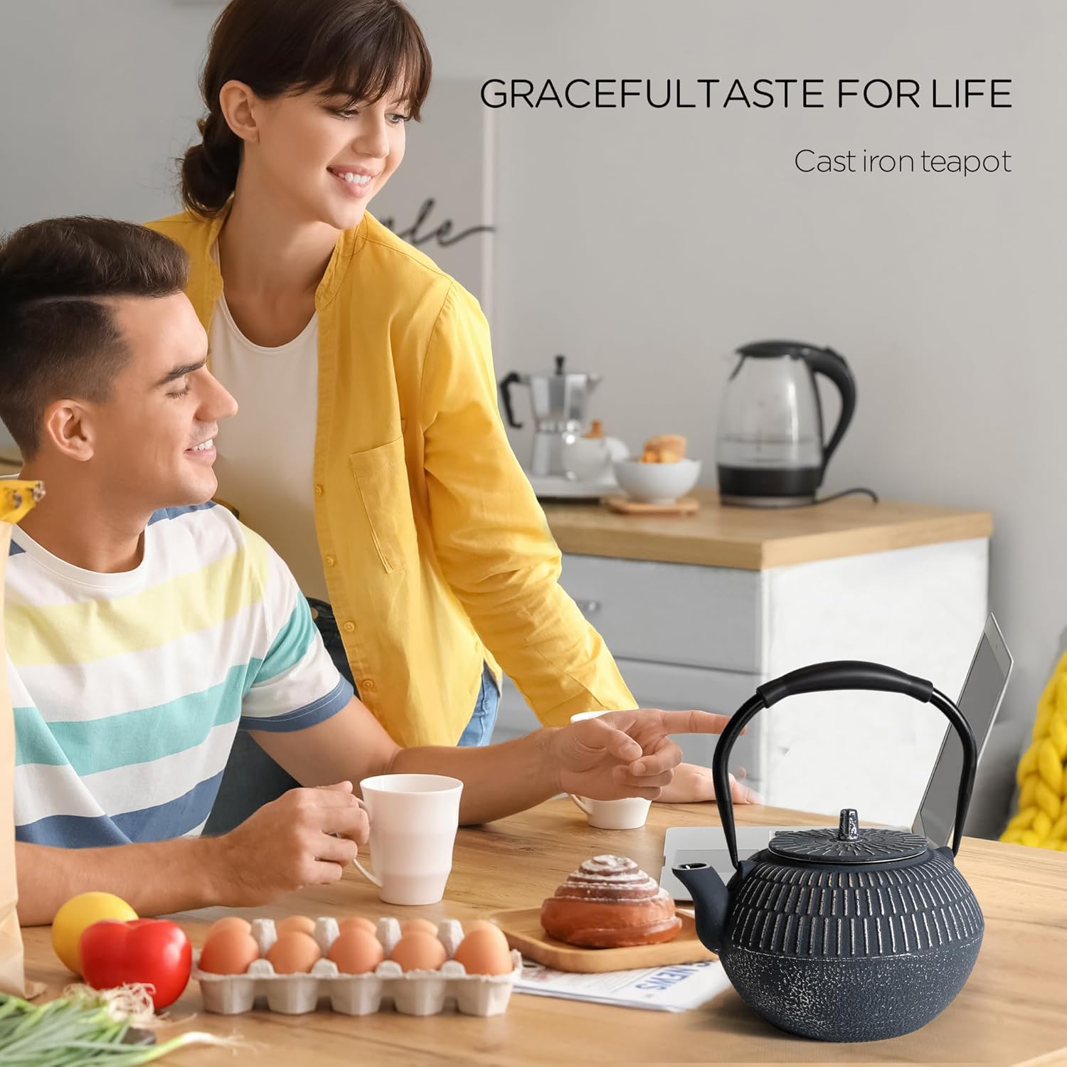 Safe Cast Iron Teapot