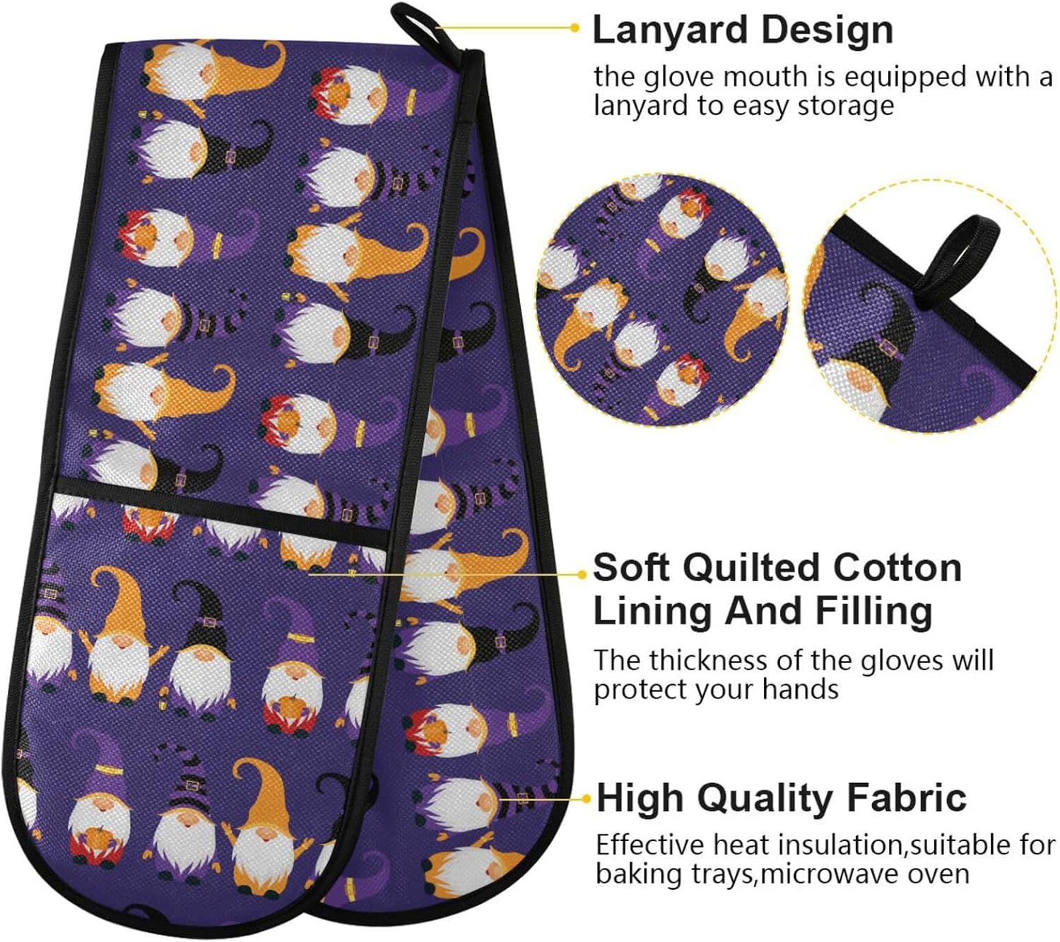 Heat-Resistant Double Oven Mitt