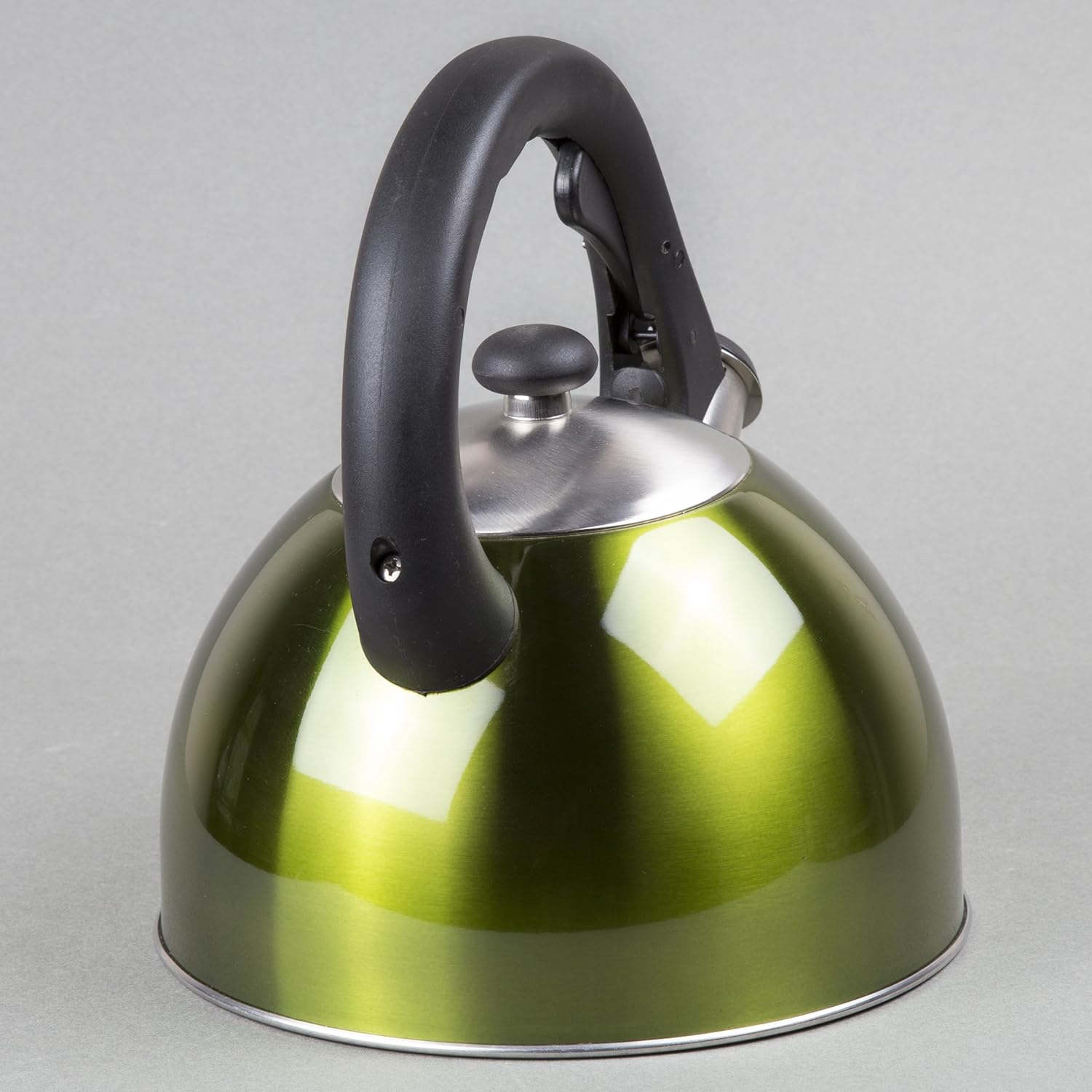 Satin Splendor 28 Quart Stainless Steel Whistling Tea Kettle